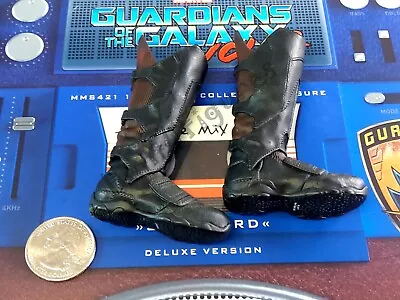 Hot Toys MMS421 GOTG Vol. 2 Star Lord 1/6 Action Figure's Boots  Shoes Only  • $44.79