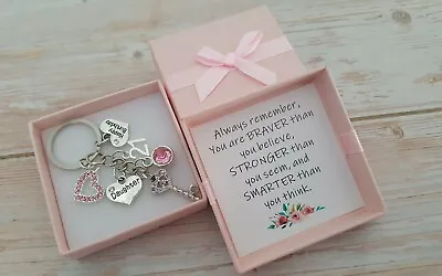 Personalised Birthday Gift Keyring For Mum Sister Daughter Friend 18th 21st 30th • £6.99