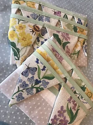 £10 • Buy Emma Bridgewater Wildflower Fabric Bunting Garden Party Wedding Celebration 