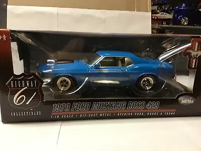 Highway 61 1:18 1970 Ford Boss 429 Mustang • $152