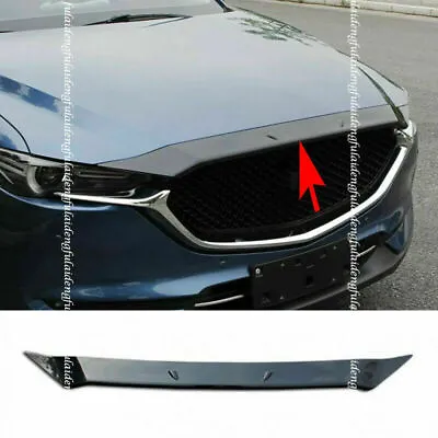 For Mazda CX-5 2017-21 Carbon Fiber Front Engine Hood Grille Bonnet Strip Cover • $85.99
