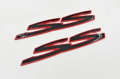 Chevy SS Commodore G8 Holden SS Rear Door Emblem Badge VE VF  PAIR! Black Red • $49.95