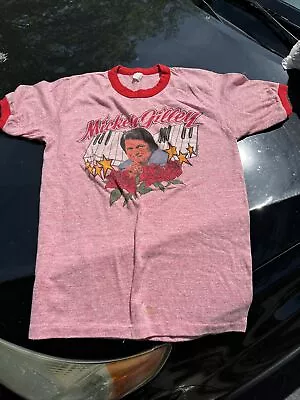 Vintage Mickey Gilley Gilley’s Club Ringer T-shirt 70s Or 80s Large • $67