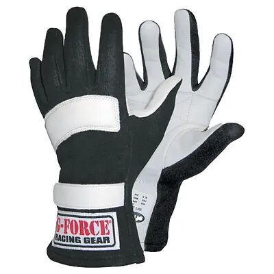 G-FORCE G5 Racing Gloves Large Black 4101LRGBK • $71.27