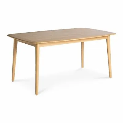 Natsumi Japanese Scandinavian Wooden Oak 6 Seater Dining Table • $569