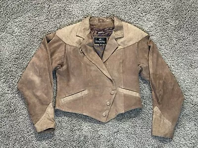 Vintage Bermans Leather Biker Jacket Rockabilly Thinsulate Lined S • $49.99