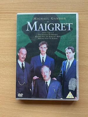 Maigret DVD Series 1 Episodes 1 - 3 Michael Gambon • £7.99