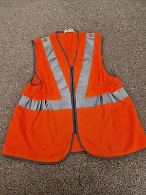 Northern Rail Railway Orange Hi-vis Waistcoat Vest Jacket Top Mens M • £39.99