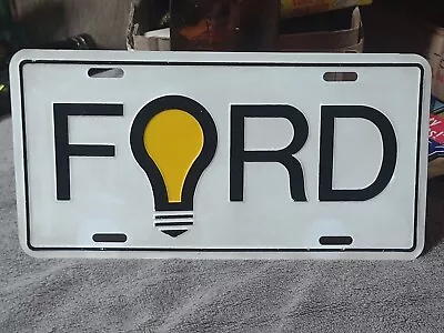 Vintage FORD Better Ideas License Plate • $49.99