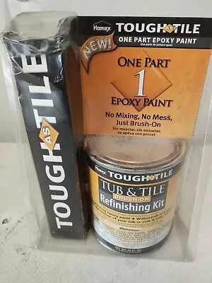 Homax Tough As Tile Brush On Tub & Tile Refinishing Kit New Epoxy Paint • $30