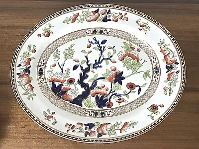 £45 • Buy Antique Solian Ware Soho Pottery Charger Large Meat Serving Plate Imari