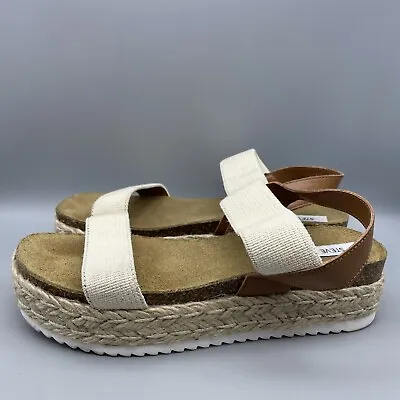 Steve Madden Platform Sandals Women’s Size 9 Jaklin Multicolor Espadrille Shoes • $14.95