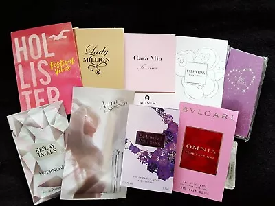 Mixed Lot Of 10 Ladies Designer Sample Perfumes- Juicy Couture Mugler Angel CK • £10.50