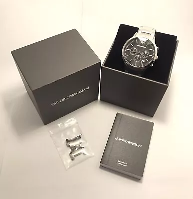 Emporio Armani Ar-2434 Renato Chronograph Quartz Watch • $299