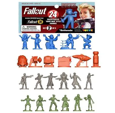 Fallout Nanoforce Series 1 Army Builder Figure Collection - Bagged Set 2 • $15.99