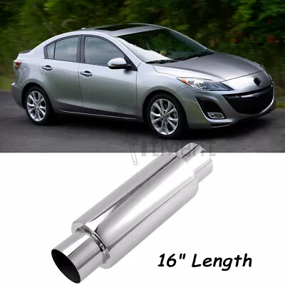 For Mazda 2 3 6 CX-5 MX-5 Miata 2.5  Stainless Steel Exhaust Resonator Muffler • $59.18