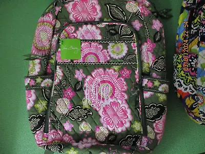 Vera Bradley  Olivia Pink  Quilted Backpack Laptop Holder Travel School... • $39