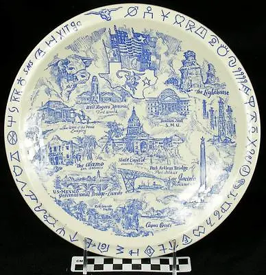 Vernon KIlns Texas Lone Star State Will Rogers Memorial Fort Worth Plate (HH) • $42.13