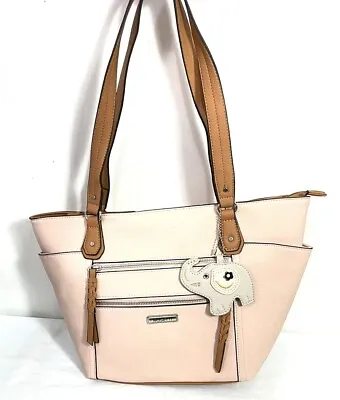 ROSETTI Pink Blush Handbag Purse Two Handle Pockets NEW NWT Elephant Tag • $60.68