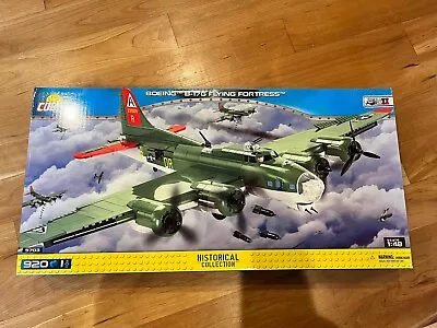 New COBI 5703 Boeing B-17G Flying Fortress Rare USA Opened And Started Building • $39