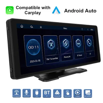 10.26  Car Multimedia Player Monitor Screen For Wireless Carplay Android Auto • $99.89