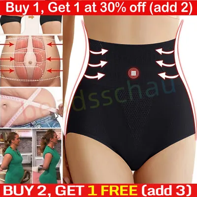 UK Women Magic High Waist Slimming Knickers·Briefs Firm Tummy Control Underwear • £3.69