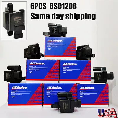6PCS OEM Ignition Coil AcDelco For GMC Sierra 2500 3500 5.3L 6.0L V8 BSC1208 NEW • $99.99