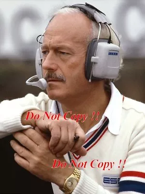 £3.20 • Buy Colin Chapman JPS Lotus F1 Portrait Belgian Grand Prix 1981 Photograph