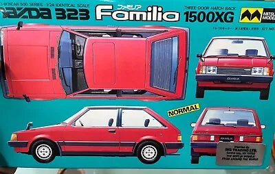 Mitsuwa 641 Mazda 323 Familia 1500 Xg 1/24 McM Kit Niob • $35.89