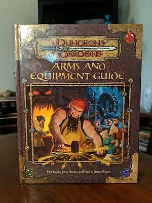 DUNGEONS & DRAGONS: ARMS AND EQUIPMENT GUIDE By CAGLE DECKER QUICK & WYATT HB • $39