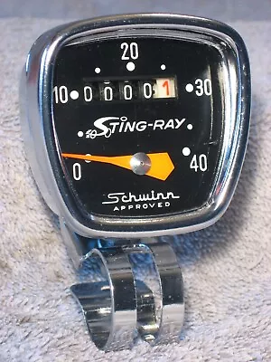 Schwinn Sting-ray Krate Speedometer Vintage Huret Bicycle Bike Speedo Head • $99.95