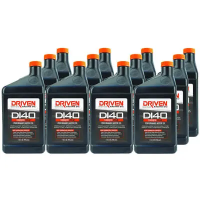 Driven Racing Engine Oil 18406; Direct Injection DI40 Synthetic 0W-40 Case Of 12 • $203.88