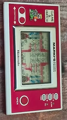 Used Nintendo Mario's Cement Factory Video Game Hanheld LCD Working • $110