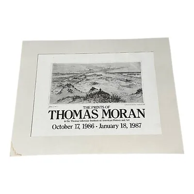 Thomas Moran Art Print Exhibit 80s Thomas Gilcrease Institute 16x20 • $29.98