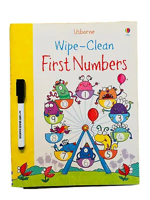 $7.20 • Buy WIPE-CLEAN FIRST NUMBERS (WIPE-CLEAN BOOKS) With New Dry Erase Marker, Like New