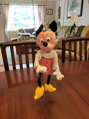 Minnie Mouse - Wood - In Original Box - 1950’s/60’s Toy - Disney Pelham Puppets • $128.79