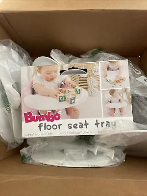 NEW Bumbo Baby Play Or Food Floor Seat Tray 3-12 Months White Eating Infant • $24.22