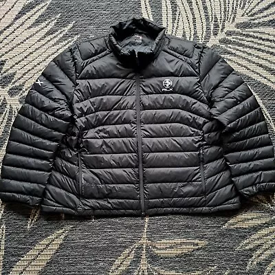 Ralph Lauren RLX Puffer Jacket Down Feathers Full Zip Lightweight Black 5XL 5XB • $65
