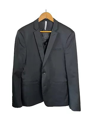 Zara Man BLAZER Men's Tailored Fit Slim Suit 2 Button Sport Jacket Size US - 42 • $29.99