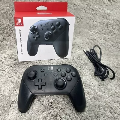 Nintendo Switch Pro Controller Wireless Pro Controller Remote Selection-BLACK • $40.99