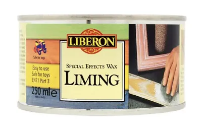 Liberon Liming Wax Special Effects 250ml Adds White Colour To Wood Original • £14.95