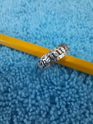 Vintage Sterling Silver Ring Size 9 4mm Band Inscribed Purity • $18.90