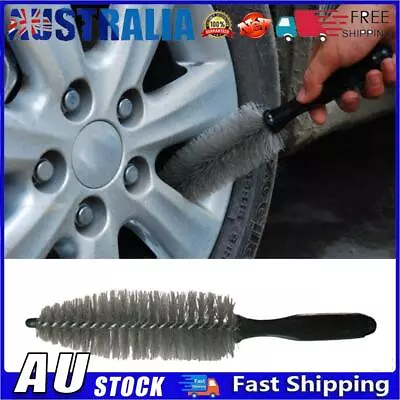 Tyre Tire Rim Scrub Cleaner Car Wheel Cleaning Brush For Car Washing Maintenance • $7.61