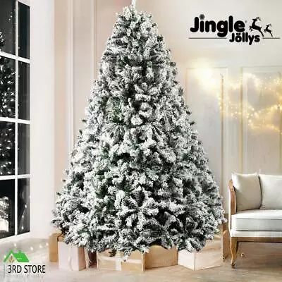 Jingle Jollys Christmas Tree 2.1M 7FT Xmas Decorations Snow Home Decor 1106 Tips • $225