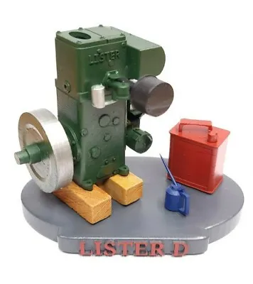 £19.99 • Buy 1/10 Scale Lister D Stationary Engine Display Set. 3D Printed Resin Model