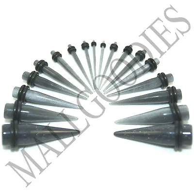 V045 Acrylic Gray Stretchers Tapers Expanders 8 6 4 2 0 00 G Gauges Plugs • $5.95