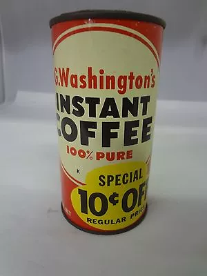 Vintage G Washington's Instant  Coffee Rare Old  Advertising Collectible M-810 • $29