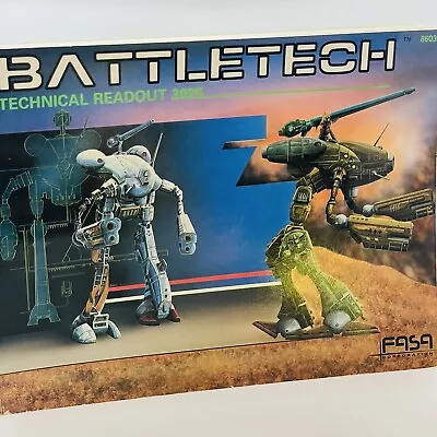 Battletech Technical Readout 3025 FASA (Softcover 1986) Vintage Sci Fi Game Book • $55