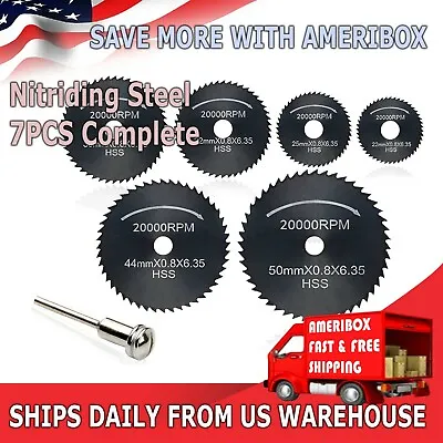 Circular Saw Disc Set Dremel Accessory Mini Drill Rotary Tool Wood Cutting Blade • $5.99