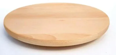 £19.60 • Buy Wooden Turning Board Rotating Tray Pizza Cheese Beech Wood  15,5 Wide Lazy Susan